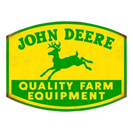 OPEN ROAD BRANDS Open Road Brands Deere and Company Quality Farm Equipment Magnet Embossed Tin 90161158